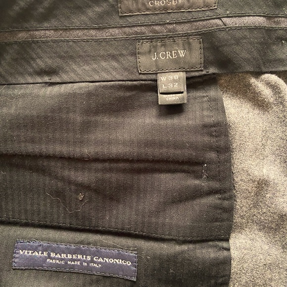 J. Crew Crosby Fit Grey Flannel Suit (Vitale Barberis Canonico Wool) (1 LEFT) - Picture 5 of 6